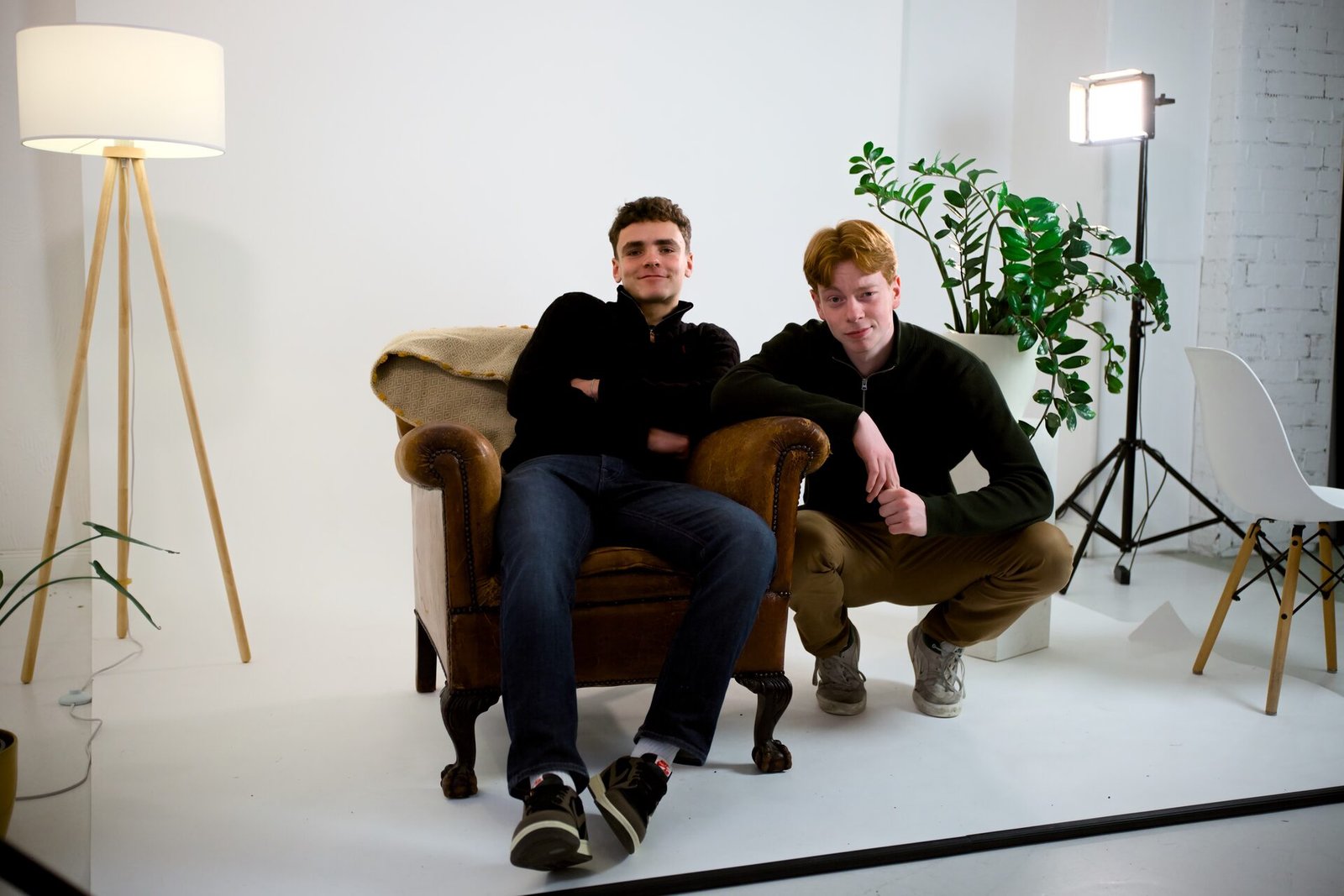 Niels und Max im Studio